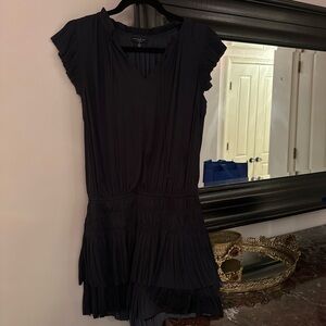 Current Air Black Pleated Mini Dress